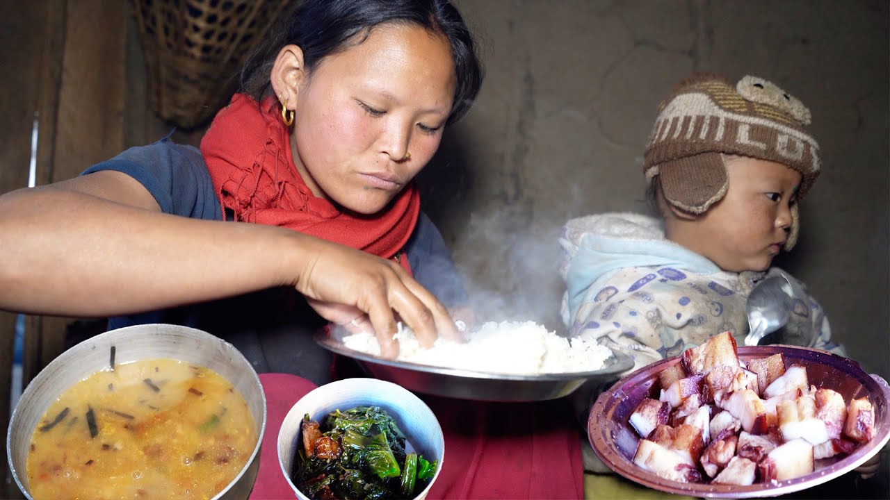 Pork recipe By Rita in her hut Kitchen