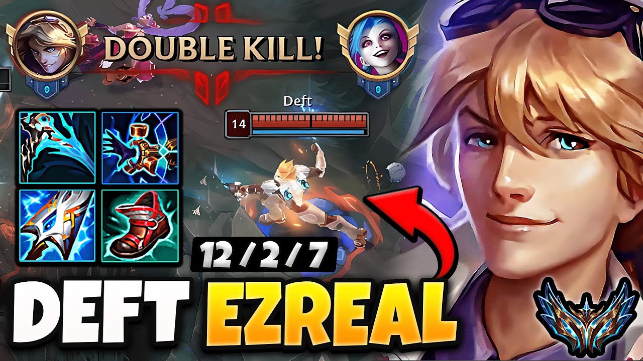 Ezreal vs Jinx ADC [ KT Deft ] Patch 14.2 Korea Challenger ✅