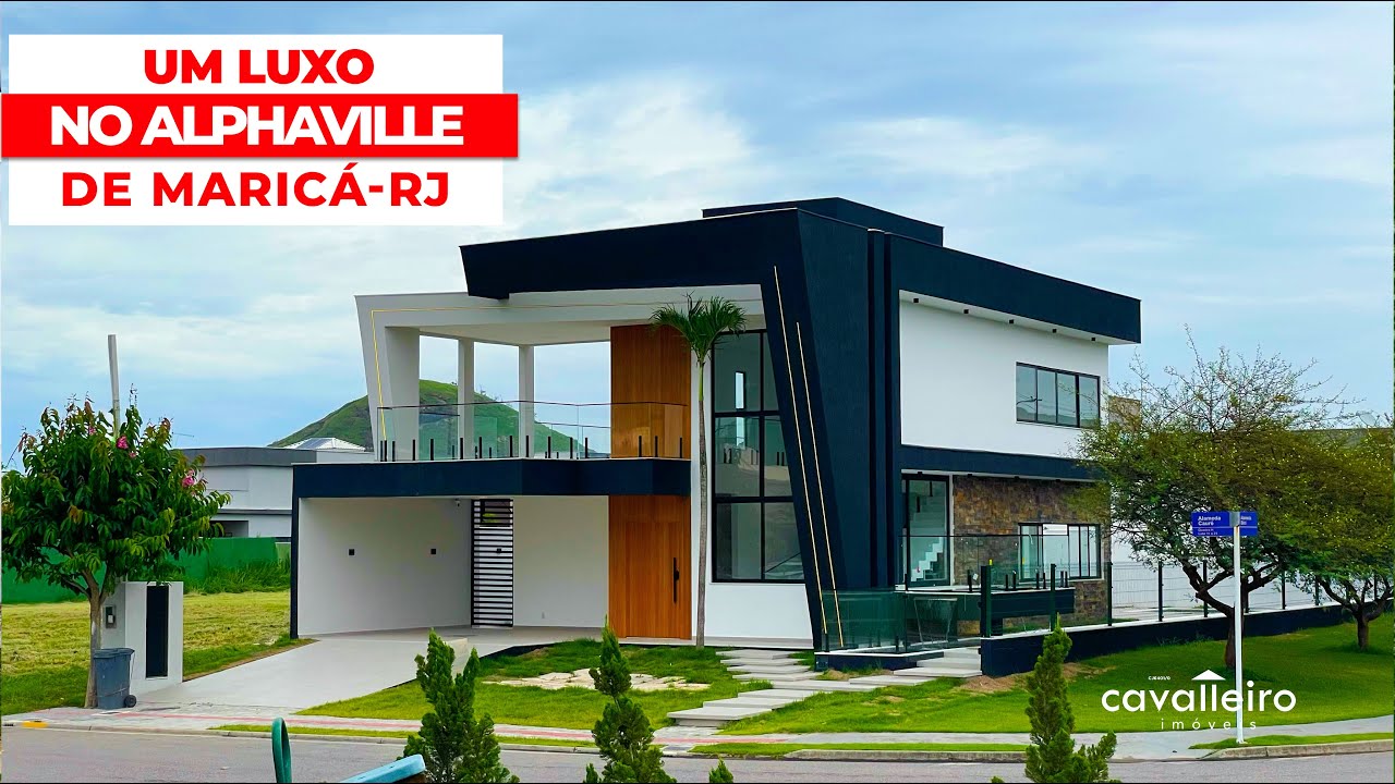 Vendida! SOFISTICAÇÃO! CASA INTELIGENTE, PISCINA COM RAIA NO ALPHAVILLE - MARICÁ-RJ!
