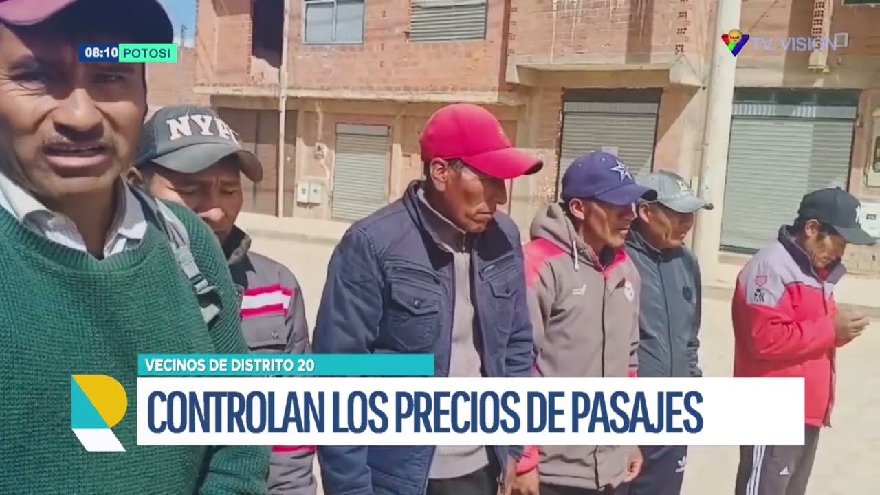 Distrito 20 realiza controles a los precios del pasaje ante aumento que afecta a la población