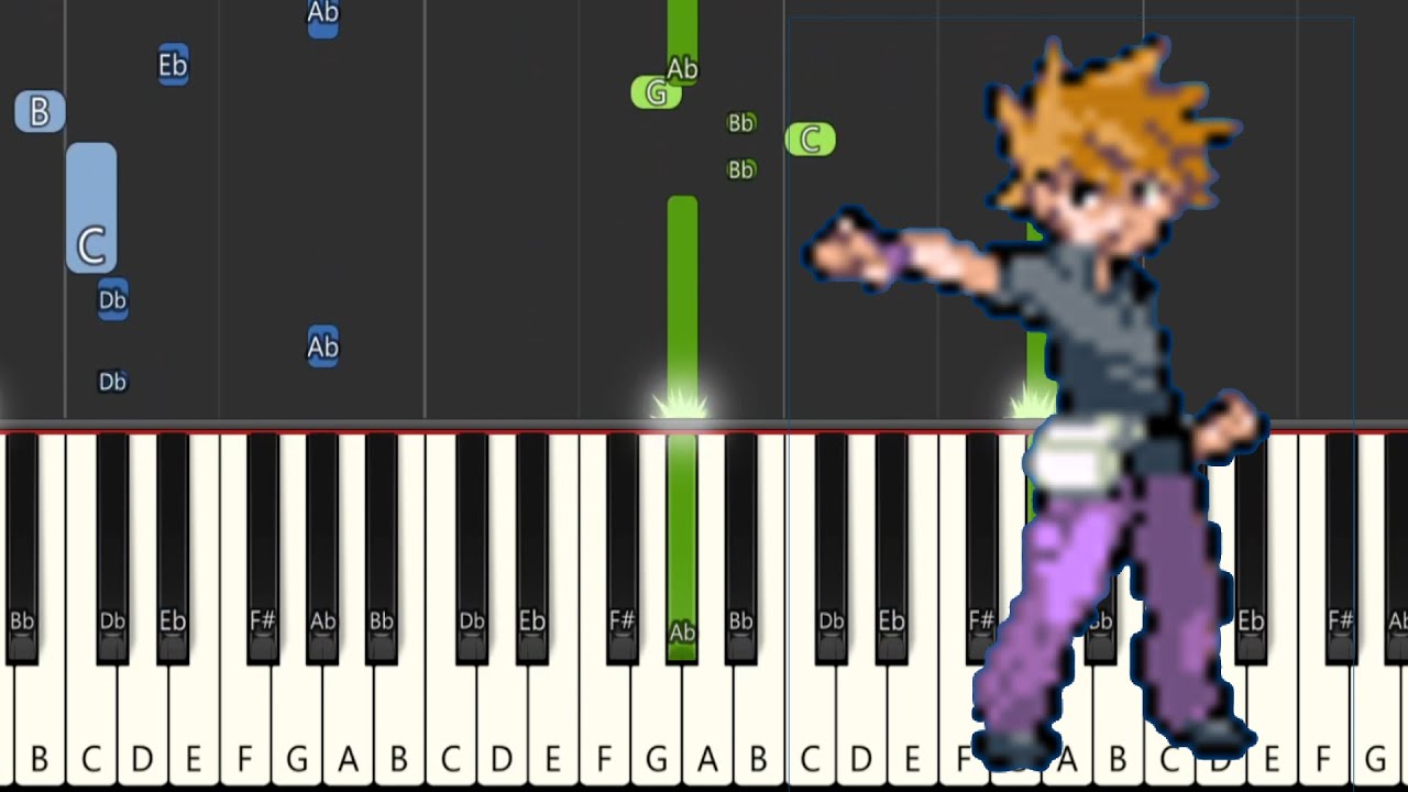 [Synthesia] Final Battle! (Rival) (from Pokemon FireRed and LeafGreen)