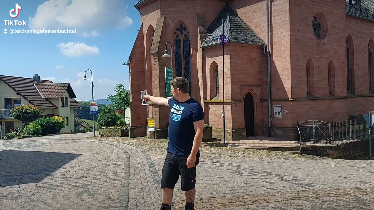 Die Umleitung zur Teichanlagefinkenbachtal