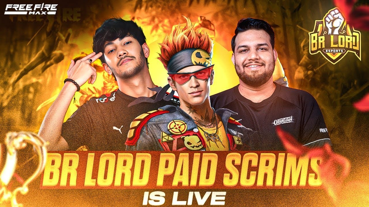 🔴 LIVE | BR LORD ESPORTS T2 LOOBY | 8 FEB  | #freefiremax #paidscrim #freefirelive #brlord