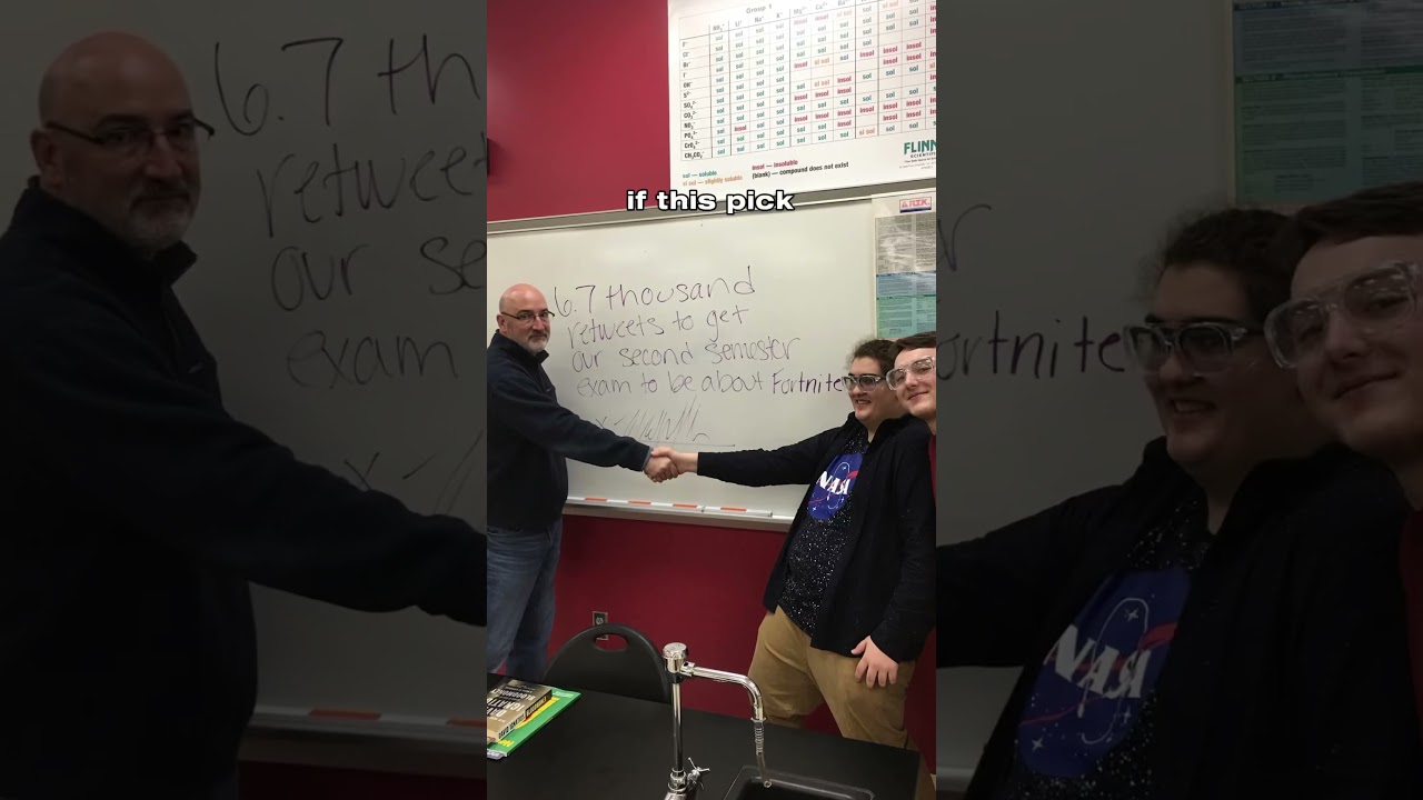 Did you know there was a real Fortnite exam in a US school?