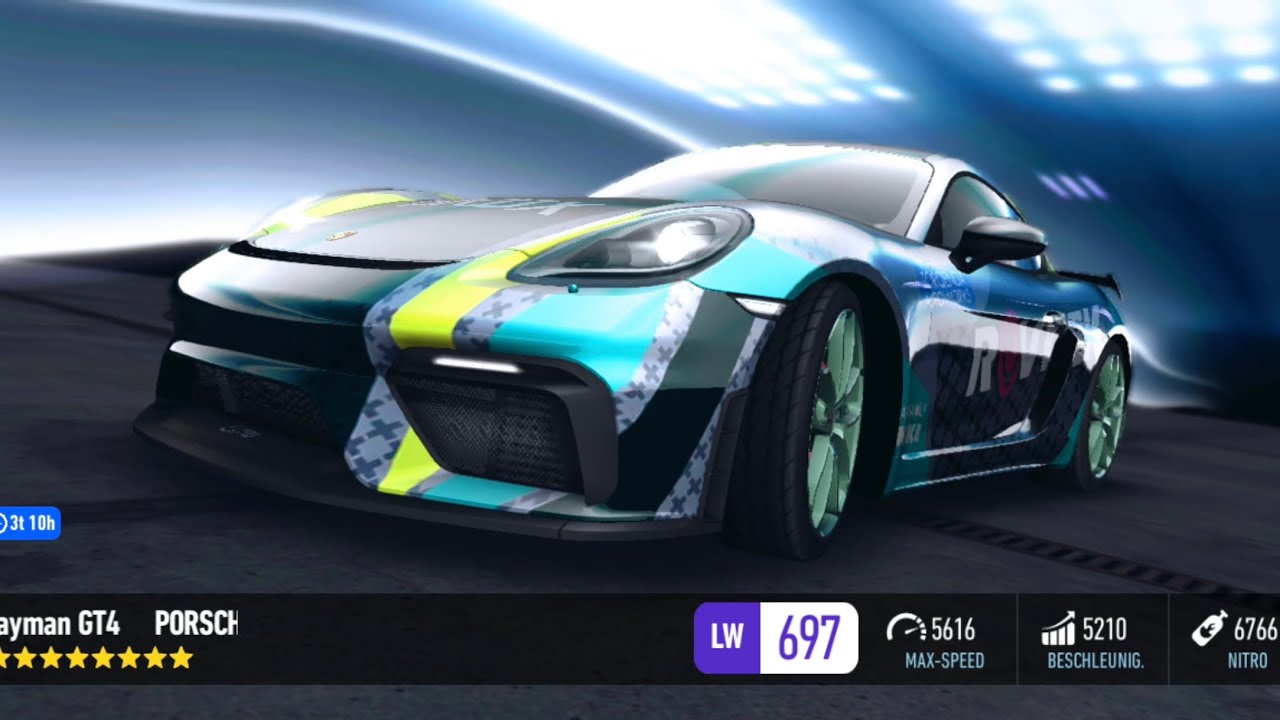 Porsche 718 Cayman GT4 upgraded to 8★ (maxed) | Need For Speed™ No Limits