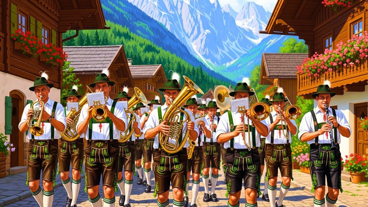 🎺 1 Stunde Bayerische Marschmusik – Traditionelle Blasmusik Instrumental