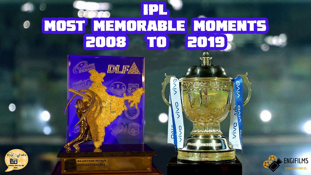 Most Memorable moments of IPL from 2008 to 2019 | IPL best moments of all times for every seasons.