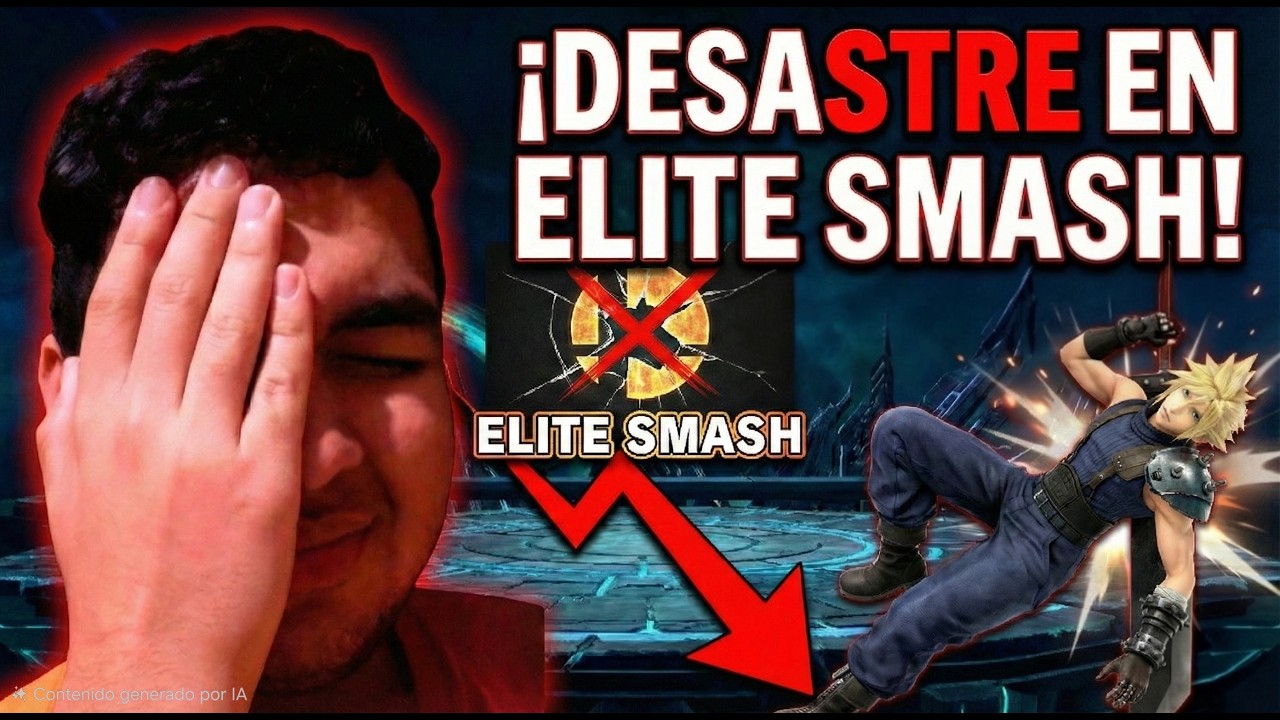 Me fue muy mal con Cloud en elite smash, super Smash Bros Ultimate