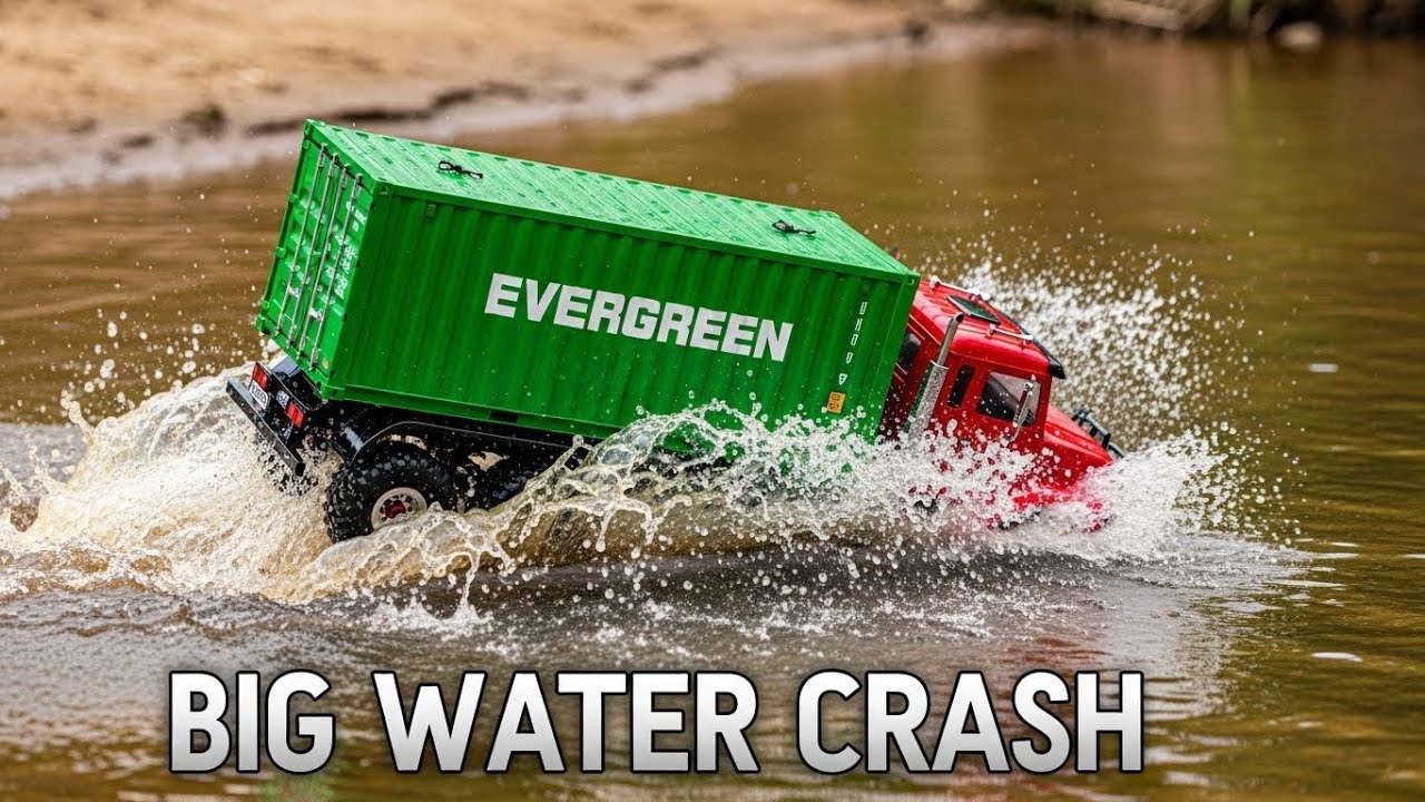 Внедорожное Приключение RC Грузовиков! 🚛 Грязь и Вода - Аварии Игрушечных Машин