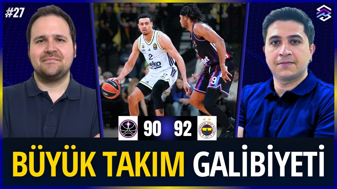 FENERBAHÇE BEKO'DAN PARİS'TE BÜYÜK GERİ DÖNÜŞ | Fenerbahçe Beko - Paris Basket | EuroLeague Maç Sonu