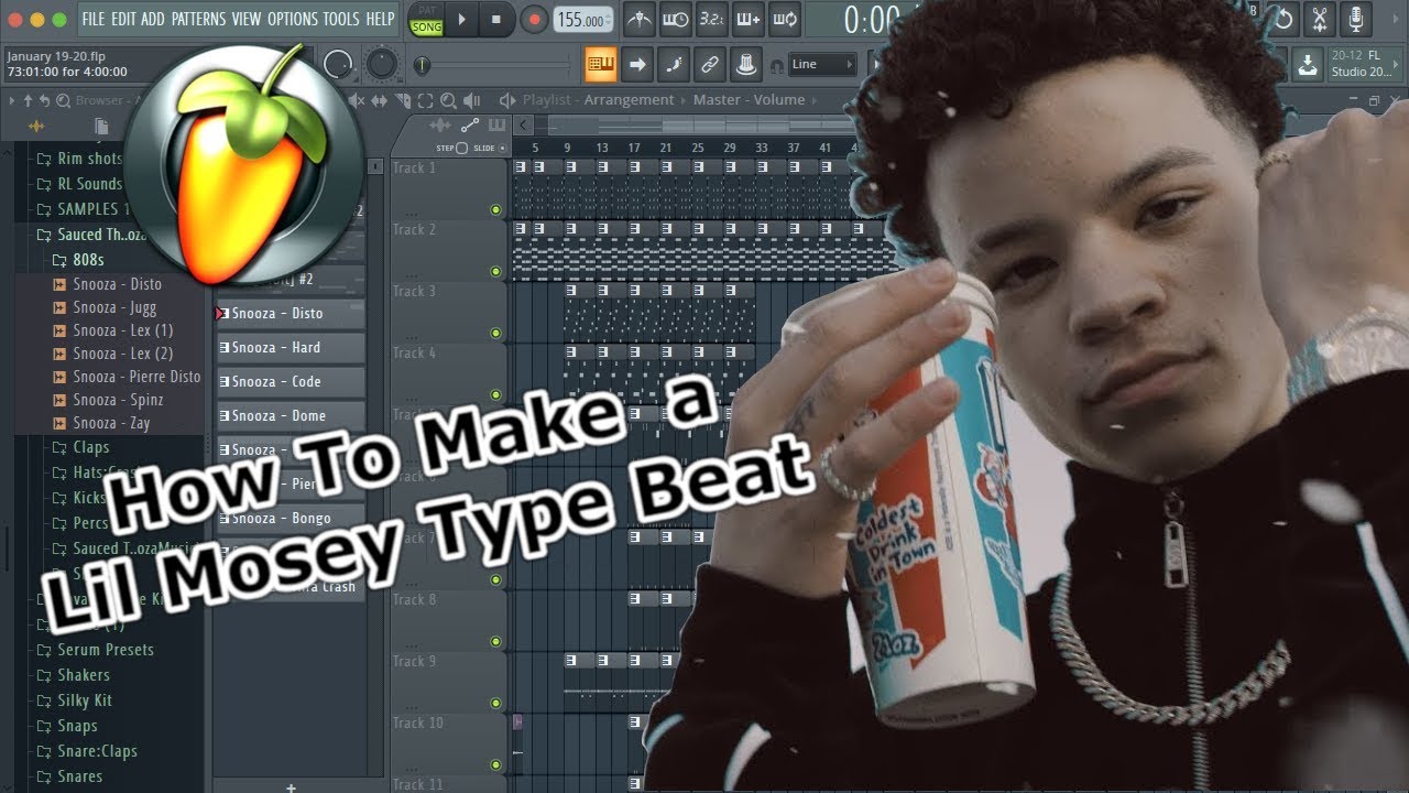 Making a Lil Mosey Type Beat | FL Studio Tutorial/Cookup 2019 w/ @SnoozaMusic