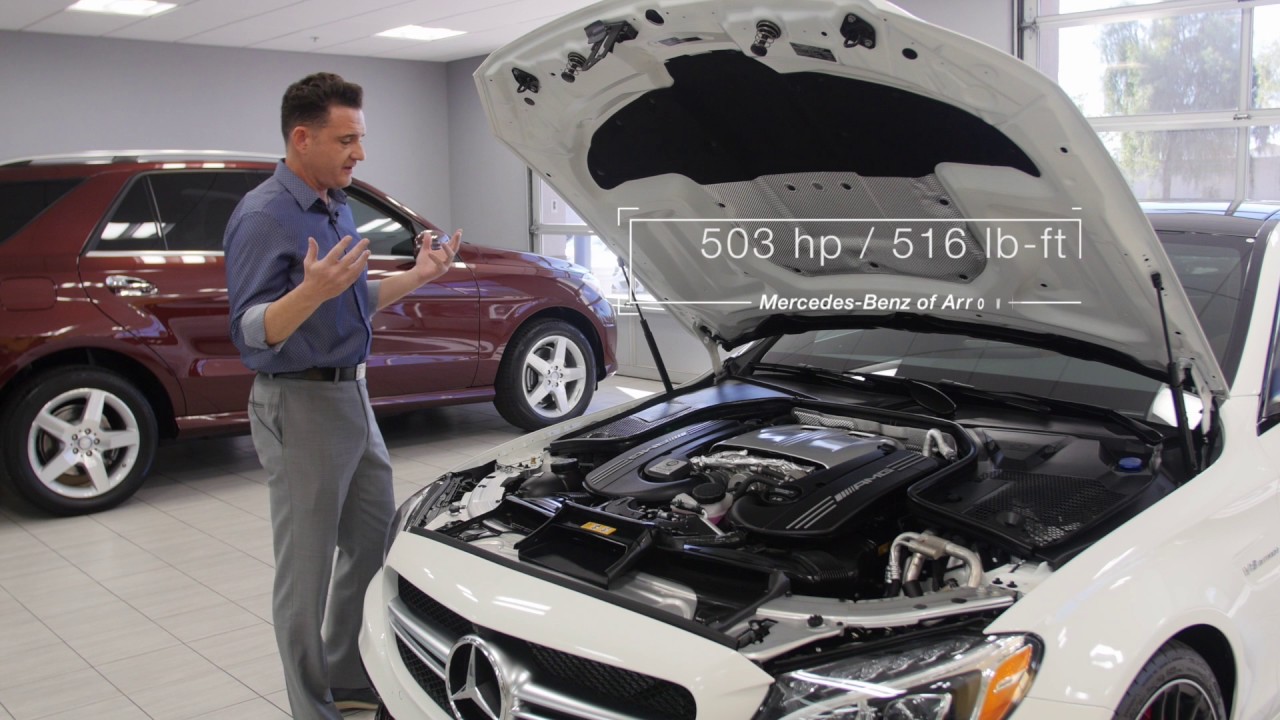 2017 Mercedes-Benz C-Class AMG C63 S Polar White from Mercedes Benz of Arrowhead