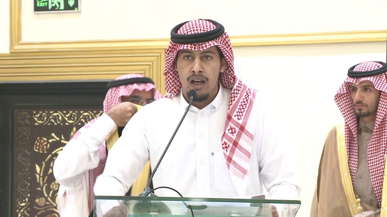 قصيدة الشاعر عناد الشيباني في حفل زواج الشاعر صايل الشلوي