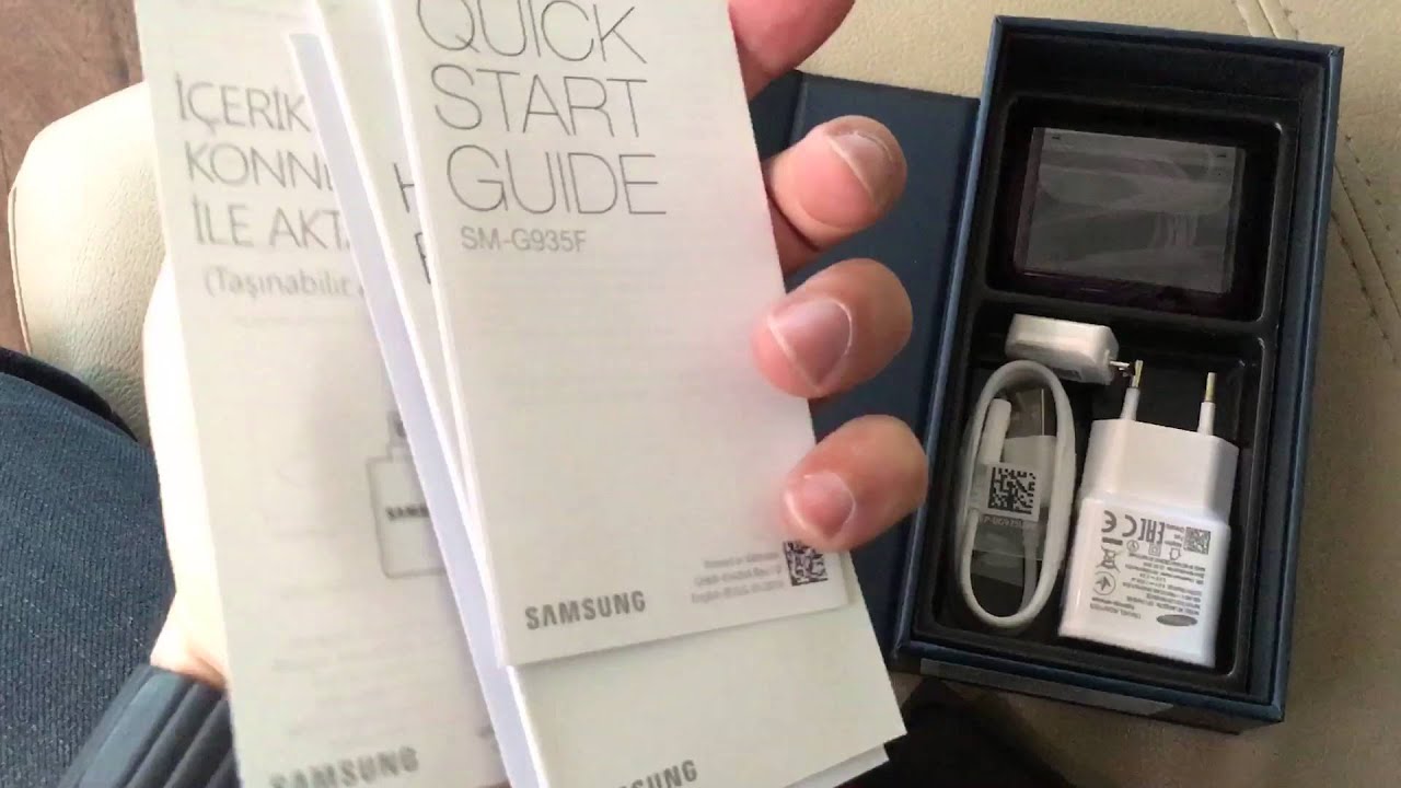 Samsung Galaxy S7 edge Kutusundan Çıkıyor -  Galaxy S7 edge Unboxing