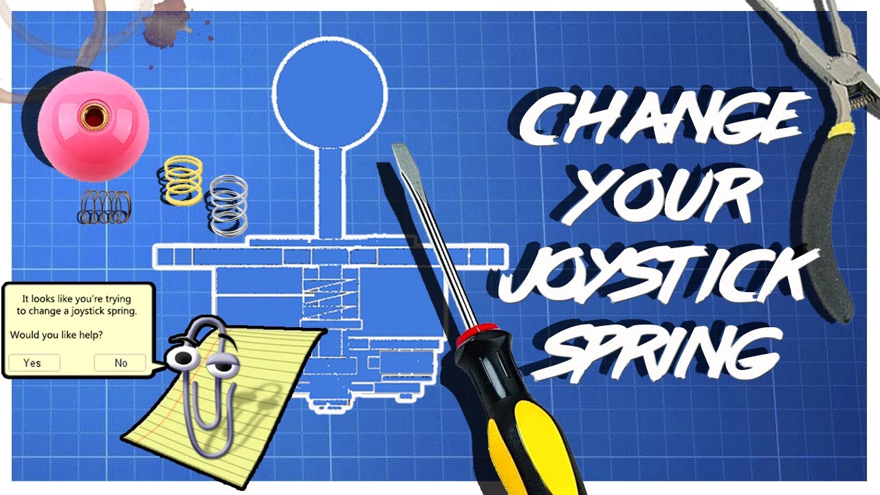 How to change your joystick tension spring - easy fightstick DIY!