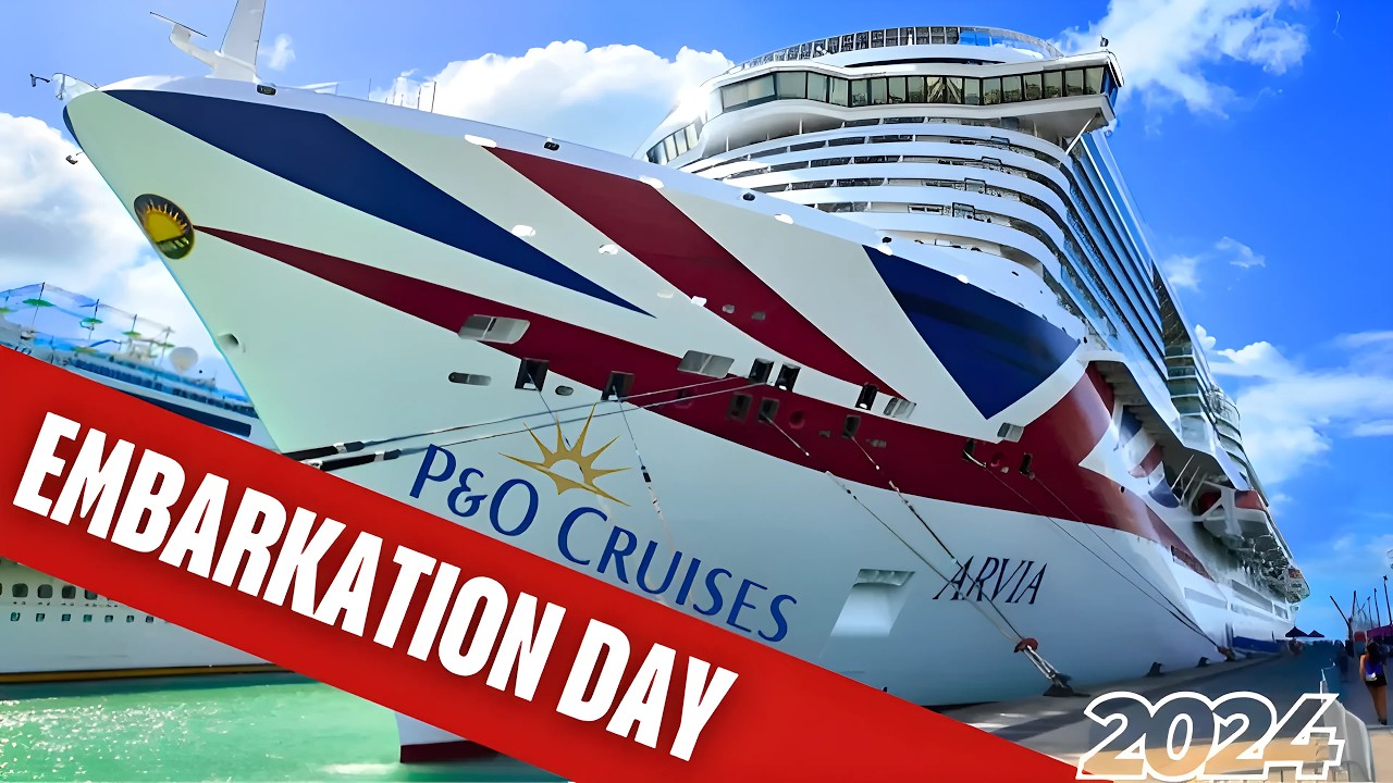 Embarkation Day P&O Ariva Fly cruise to Barbados - We got DELAYED!