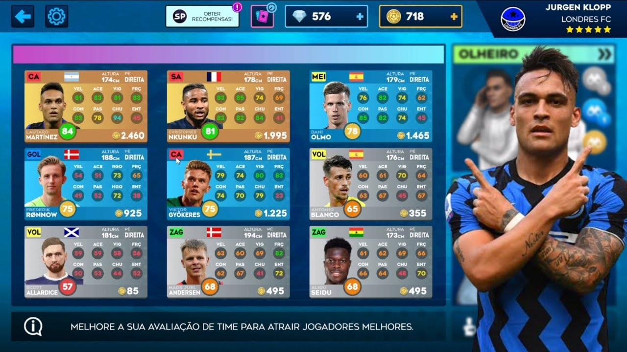 DLS 24 | Modo Carreira Londres FC #80 ( Centroavante Argentino Oferecido )