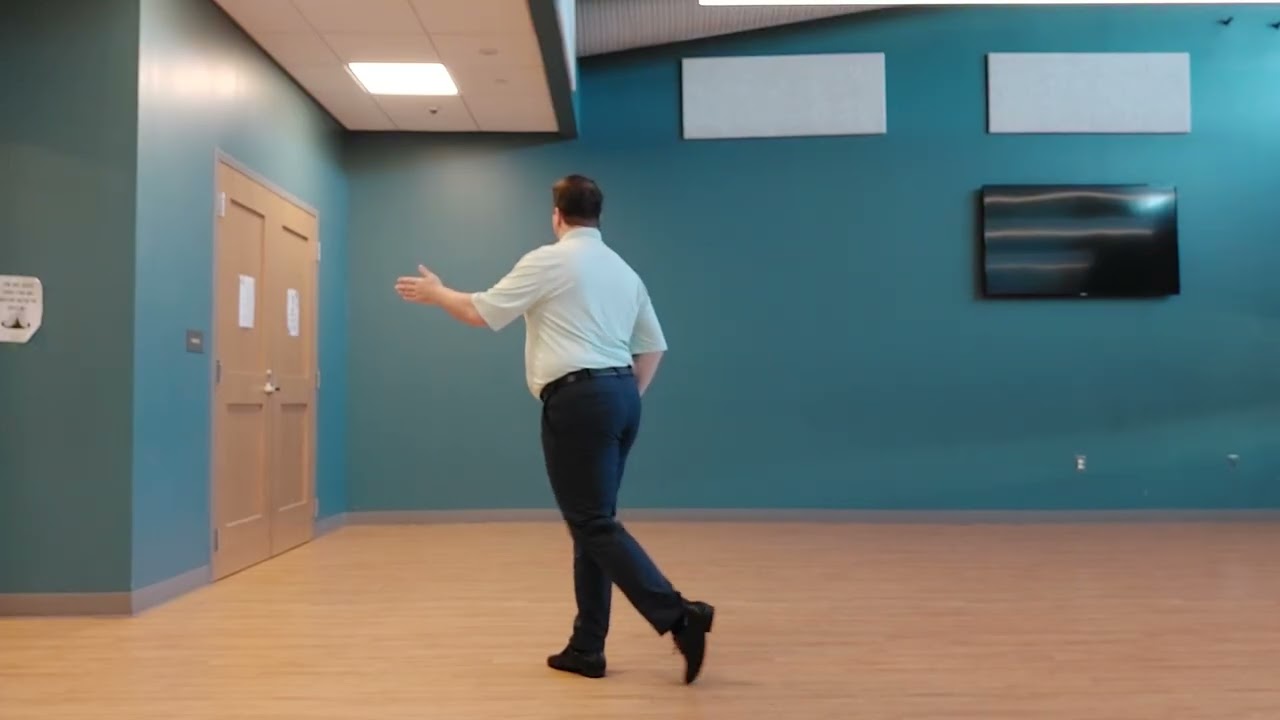 Back to back change with Promanade Develope ladies footwork.