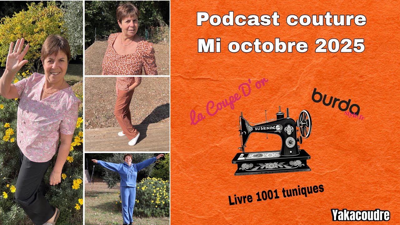 Fin octobre 2025 : ce que j’ai cousu, aimé et appris !