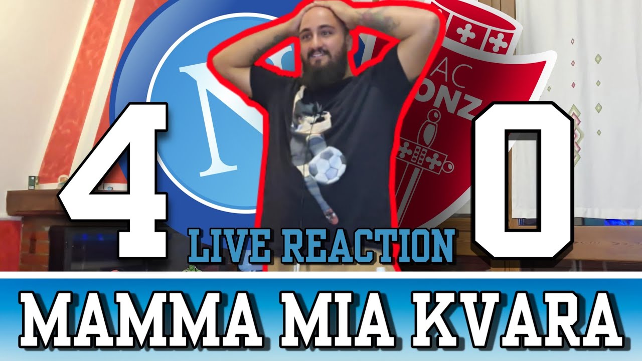 KVARA SHOW 🔥 NAPOLI MONZA 4 - 0 [LIVE REACTION]