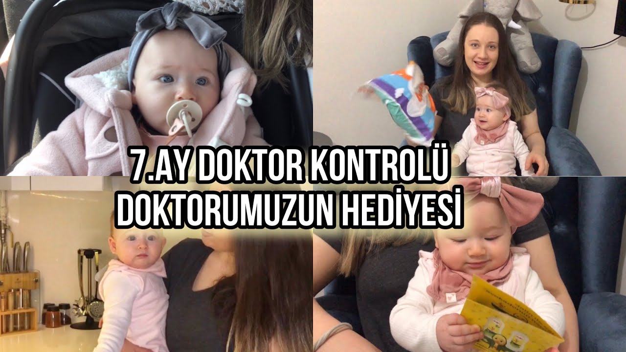 6 AY BEBEK KAHVALTISI ..7.AY DOKTOR KONTROLÜMÜZ ATEŞ YAPAN AŞILAR 😱 DOKTORUMUZUN HEDİYESİ 🥰🥰
