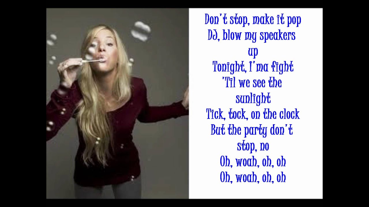 Tik Tok - Glee Cast - Lyrics