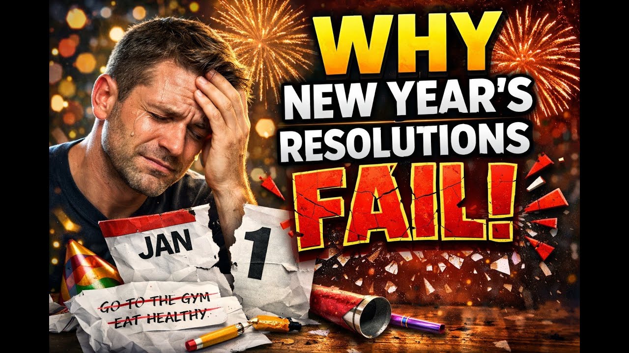 Why You Cannot Achieve Your New Years Resolutions - REASONS EXPLAINED IN VIDEO !