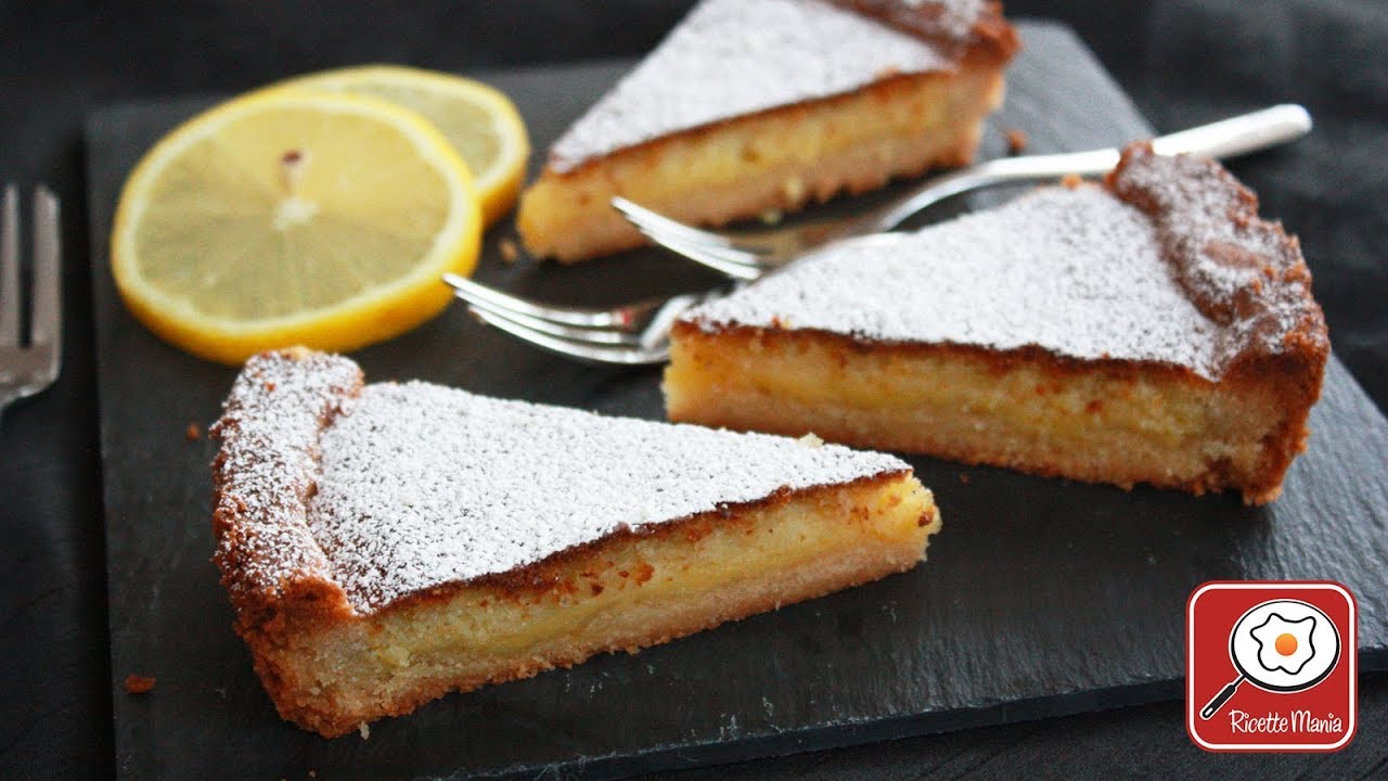 Crostata al limone e mandorle