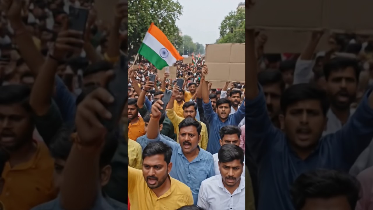 Kolkata vs Punjab protest #punjab #kolkata #trending #reels #students #sath #viralvideo