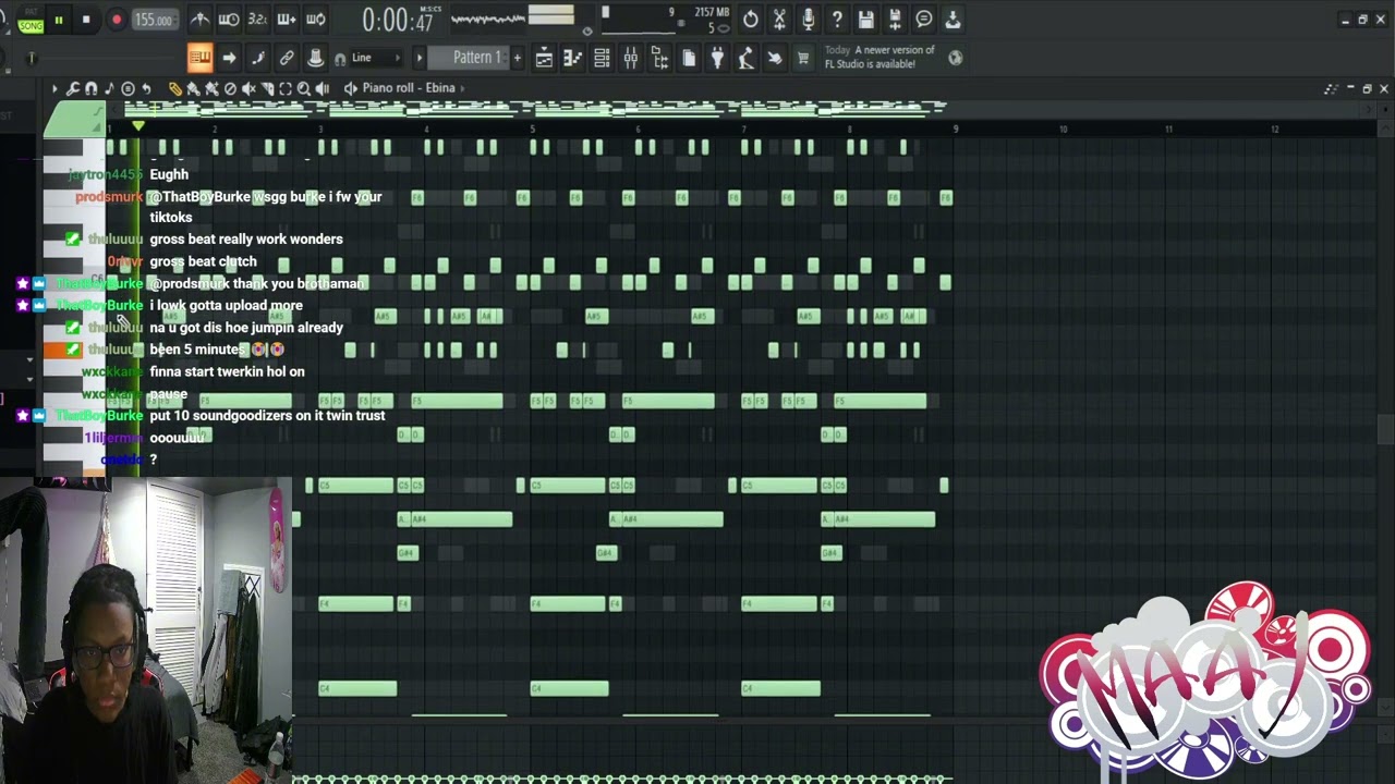 maajins makes 1 beat and 3 hits.