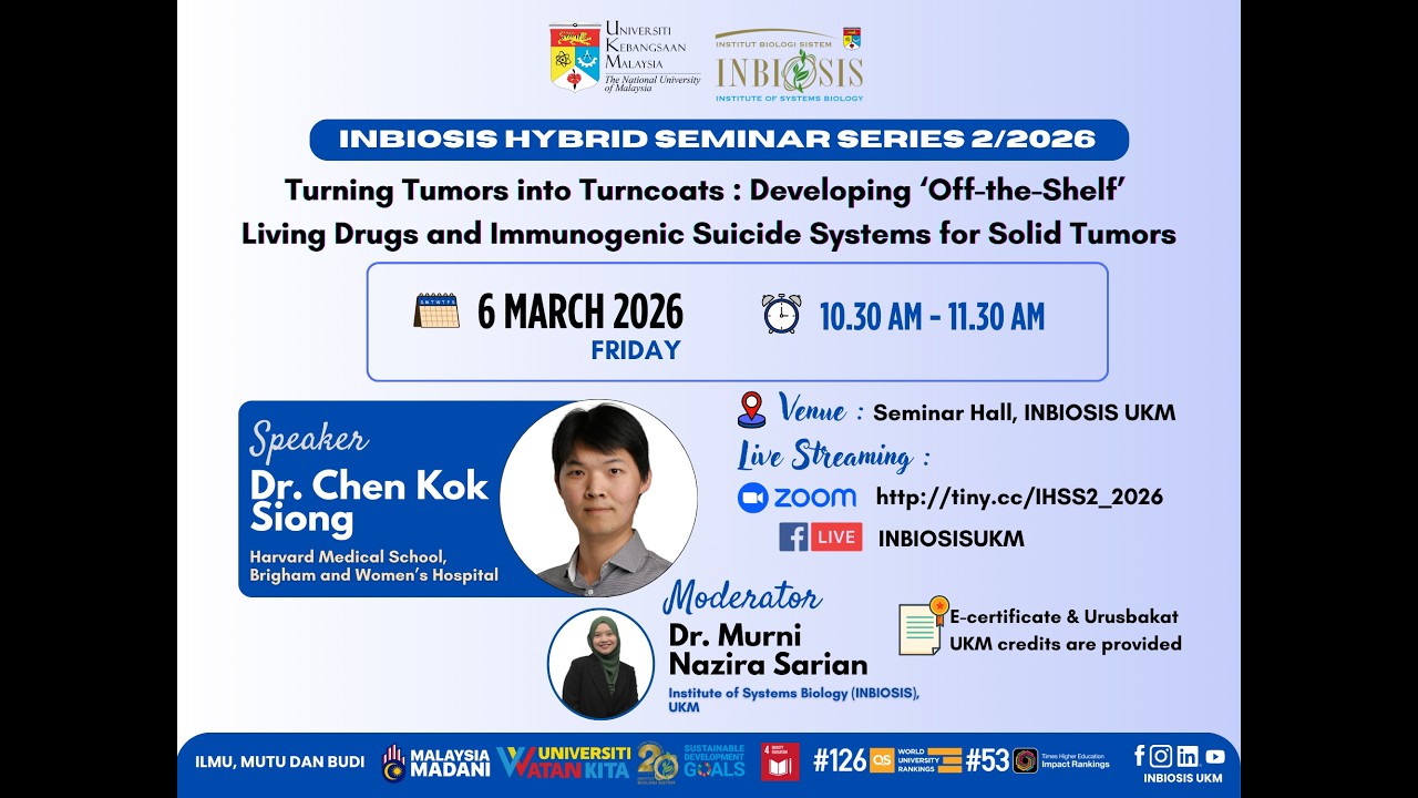 INBIOSIS Hybrid Seminar Series 2/2026