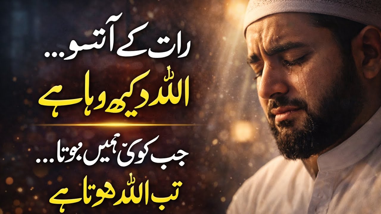 Har Mushkil Ke Baad Allah Ki Khamosh Madad Aati Hai | Rona Band Karo… Allah Dekh Raha Hai |