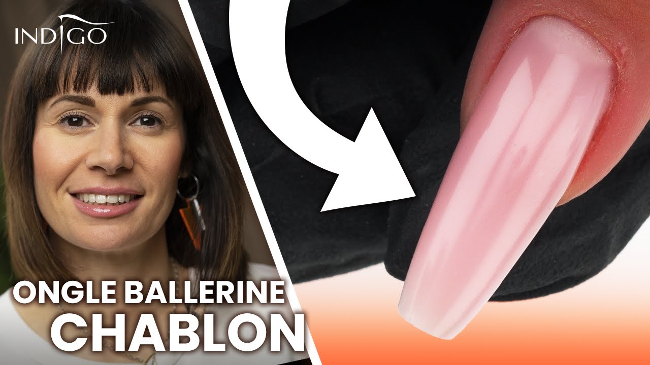 Ongle en gel forme ballerine - étape pour faire des ongles en gel | Indigo Nails Français