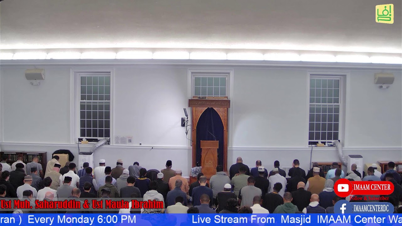Tarawih Malam Ke-1 By Ustad Muh. Saharuddin & Ust Maula Ibrahim @ IMAAM Center Feb 17  2026
