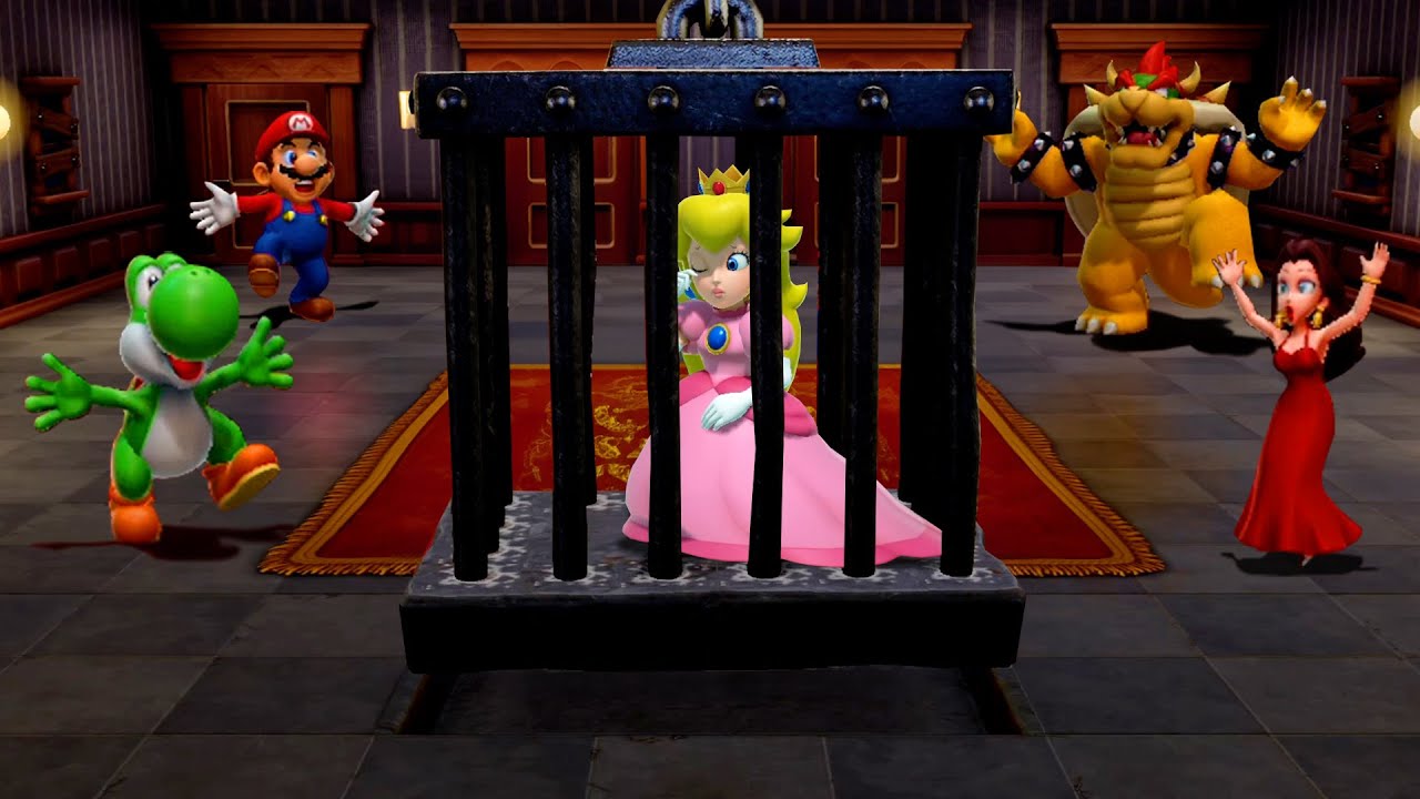 Super Mario Party Jamboree Minigames - Mario Vs Yoshi Vs Pauline Vs Bowser (Master CPU)