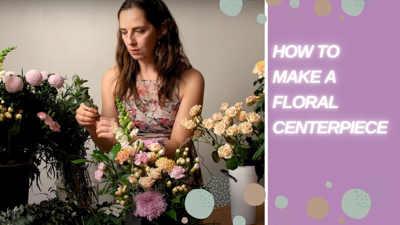 How to make a floral centerpiece for a wedding