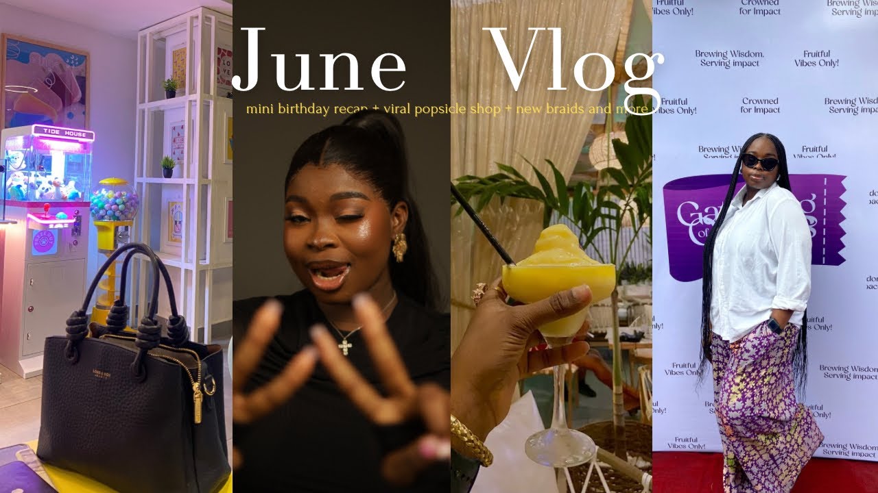 June Vlog: birthday recap + trying new spots + hair appointment + much more