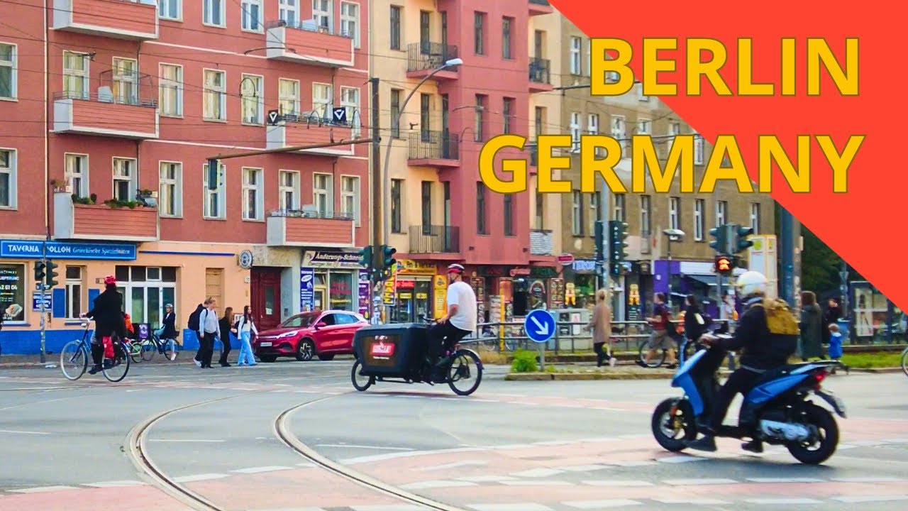 WALKING TOUR, Berlin, afternoon walk in Prenzlauer Berg, Germany 🇩🇪