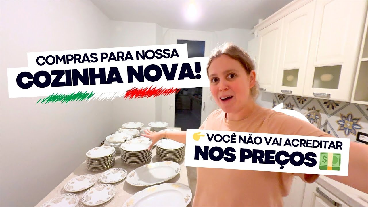 Mostrando a nossa cozinha da casa nova na Itália e os móveis que compramos nos usados 🇮🇹