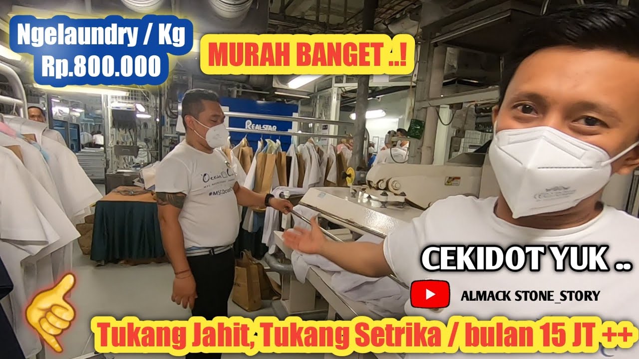 INTIP KERJAAN LAUNDRYMAN DI KAPAL PESIAR || Vlog anak kapal