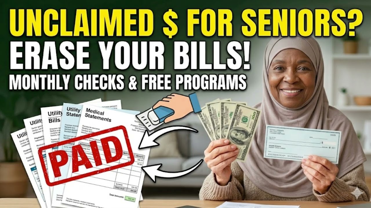 Financial Help for Senior Citizens: Unclaimed Monthly Checks, Free Programs Erasing Bills Right Now