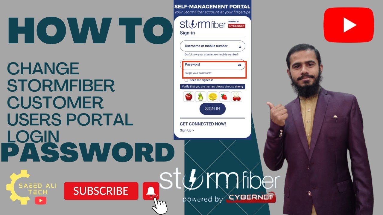 How To Reset|CUSTOMER PORTAL SIGN IN PASSWORD|From  📱 |BY SAEED ALI TECH|2023|#storm #tech #reset