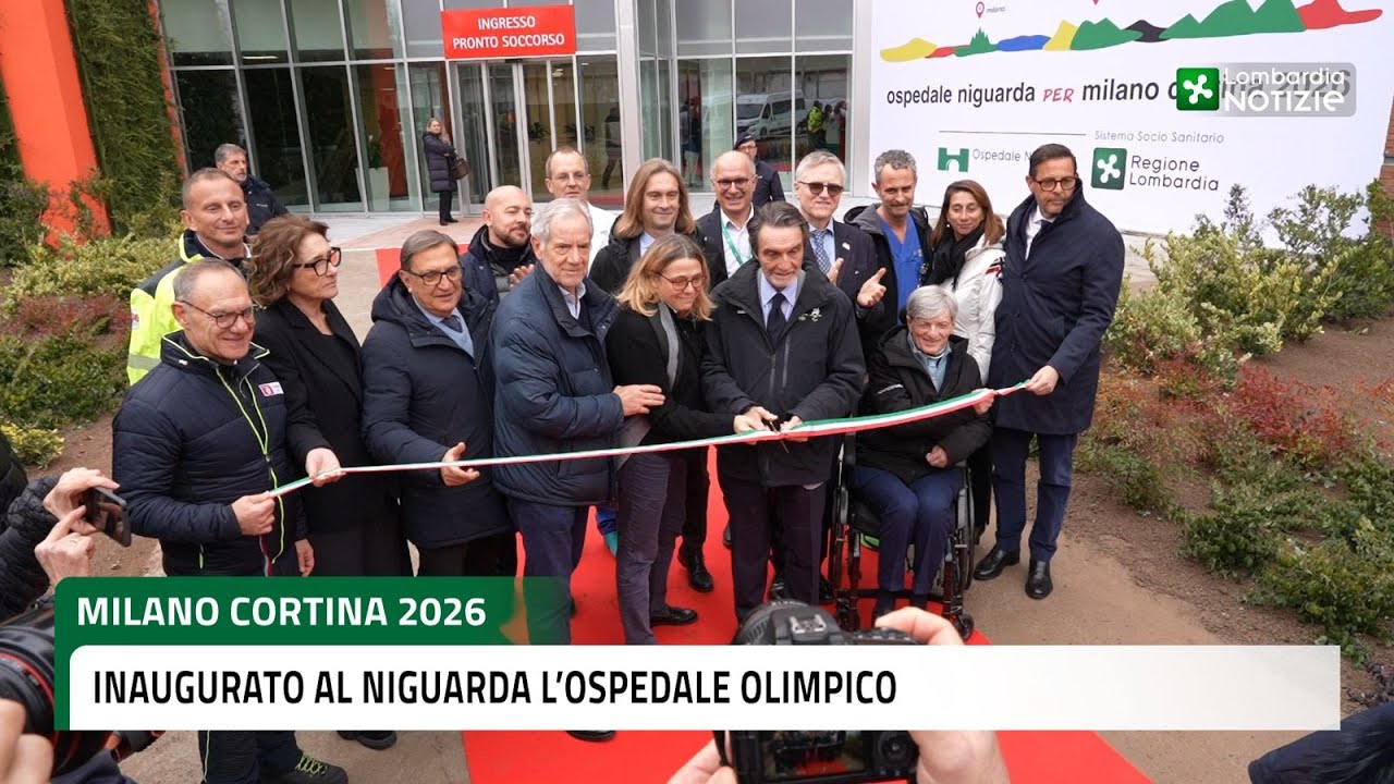 Milano Cortina 2026: inaugurato al Niguarda l'ospedale Olimpico