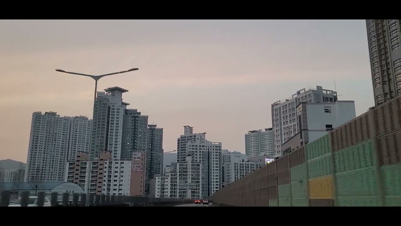 drive in Hwangnyeong Tunnel ~ Noksan Industrial Complex, Busan, SouthKorea(HoJae Travel)