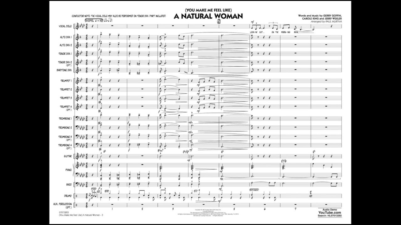 (You Make Me Feel Like) A Natural Woman arr. Paul Murtha