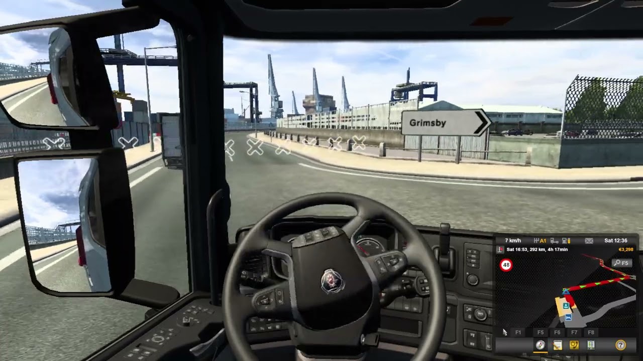 EURO TRUCK SIMULATOR 2 ROTTERDAM TO CARLISLE WITH SCANIA