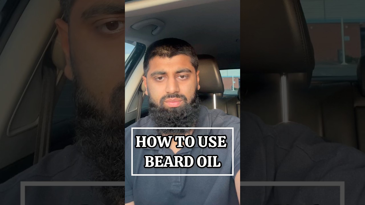 How to use beard oil! 