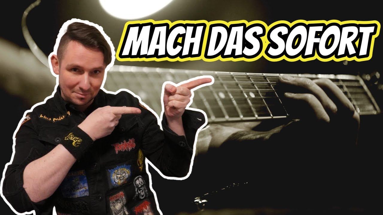 Nur 7 Minuten täglich und dein Gitarrenspiel verändert sich komplett! 😲! #gitarre #gitarrelernen