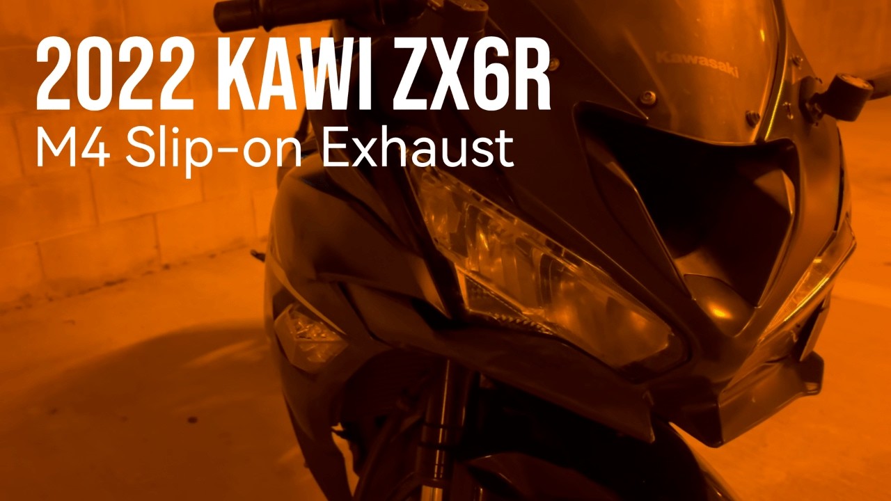 POV Night Ride on a ZX6R - M4 Exhaust Sound (with thoughts)