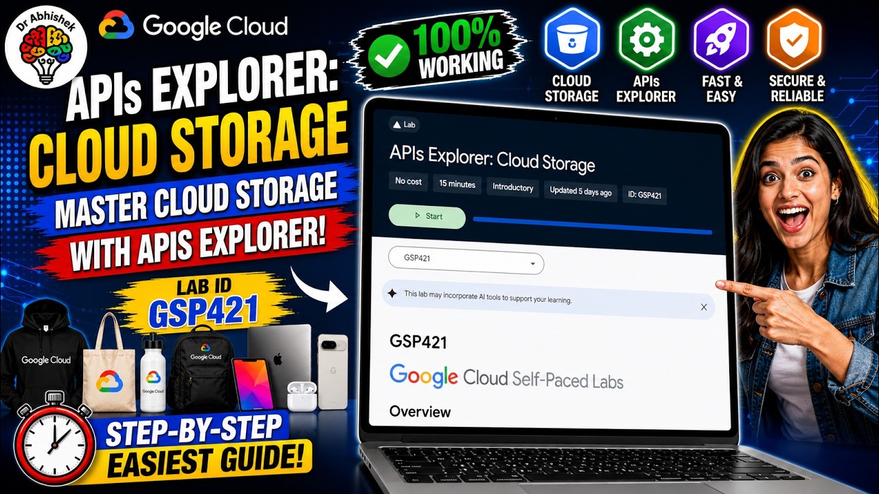 APIs Explorer: Cloud Storage | Простейшее руководство #GSP421 #qwiklabsarcade2026